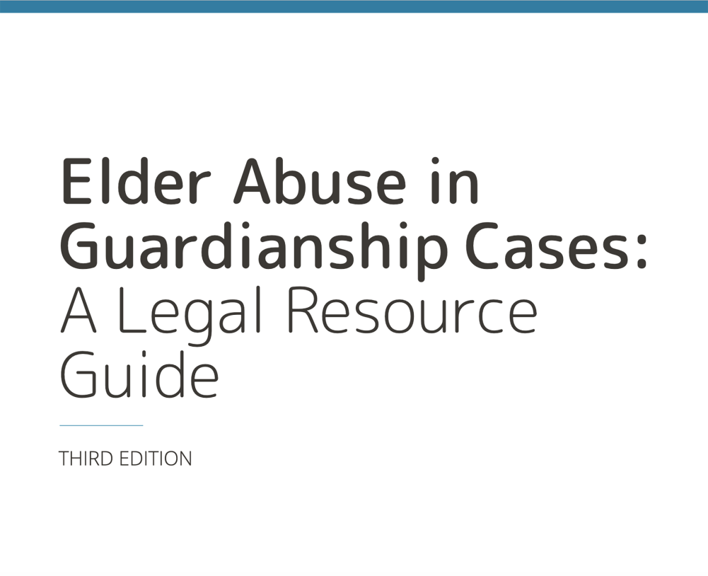 Cover of Elder Abuse Resource Manual