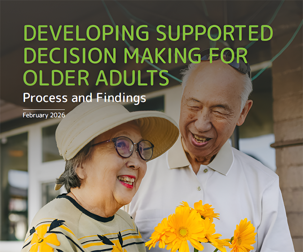 older people with flowers