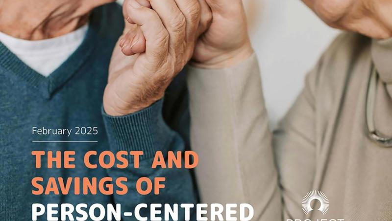 older couple holding hands with title of report